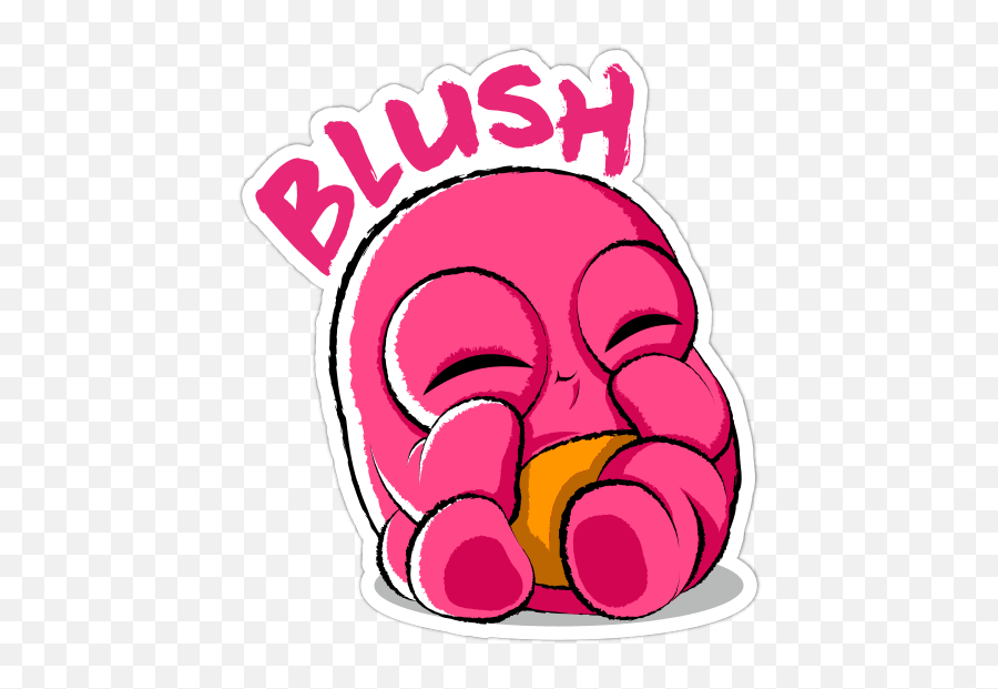 Boo Emojis - Hike Stickers Boo Blush,Boo Emoji