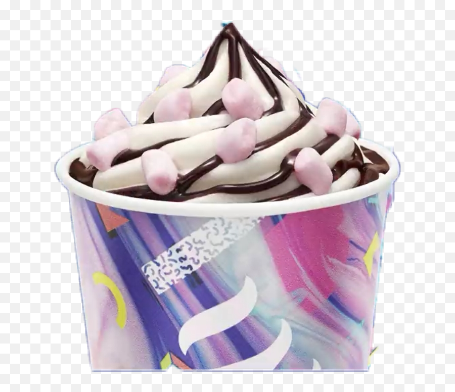 Mcflurry Like For The Ice Sticker - Cup Emoji,Frozen Yogurt Emoji