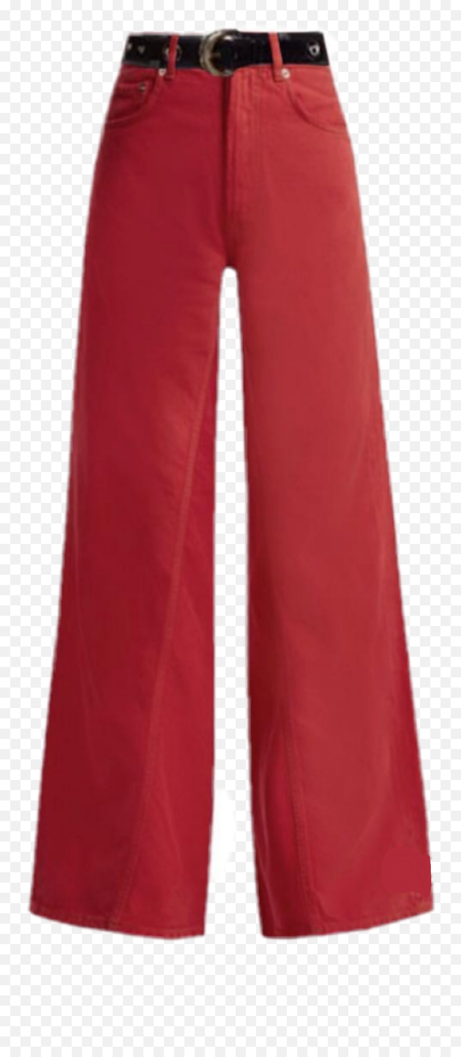 Red Denim Pants Tejanos Pantalones - Solid Emoji,Red Emoji Pants