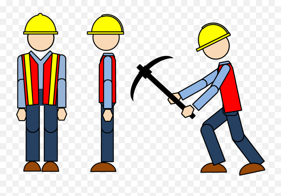 Man Clipart Construction - Worker Clip Art Emoji,Hard Worker Emoji