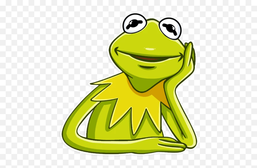 Cool Kermit The Frog Car Sticker Emoji,Kermit Emoji