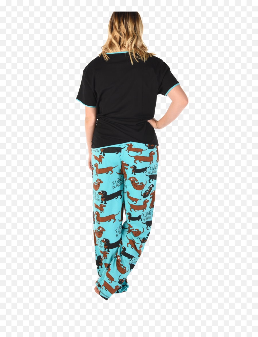 Long To Be Around You Womenu0027s Regular Fit Dog Pj Set - Pajamas Emoji,Boys Emoji Pyjamas