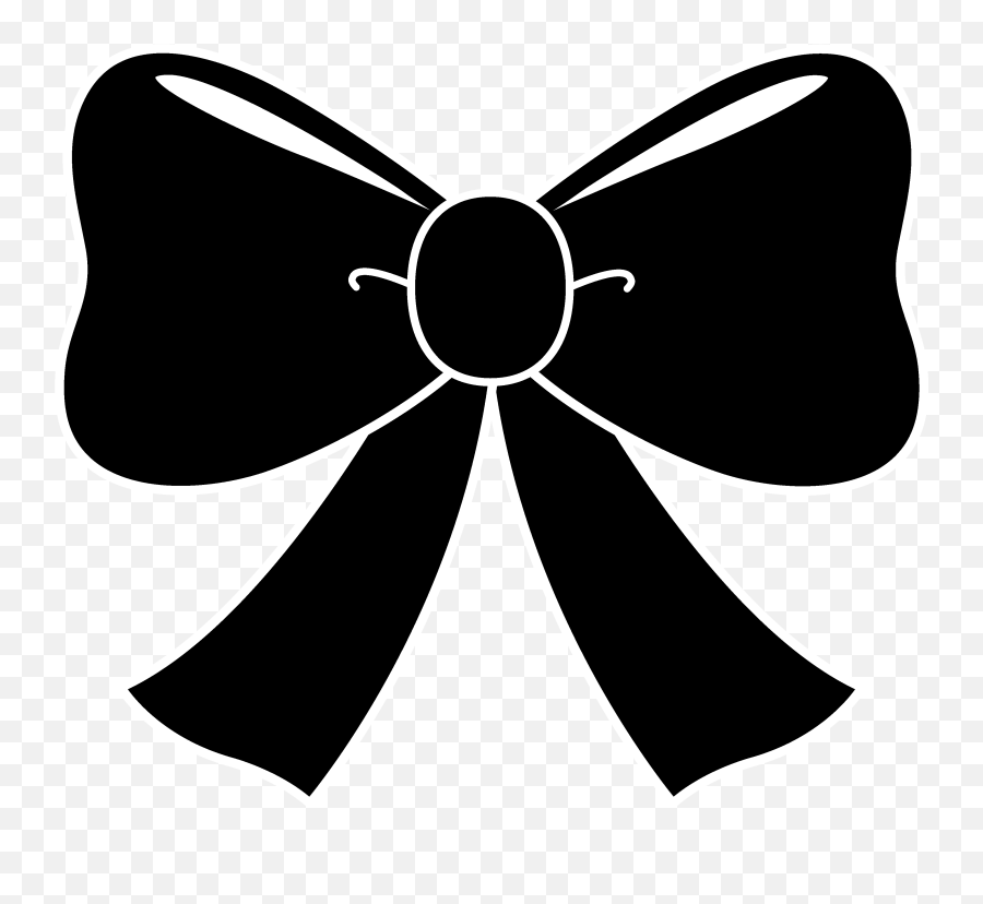 Free Cheerleading Clipart Transparent Download Free Clip - Clipart Black Bow Png Emoji,Emoji Cheer Bow