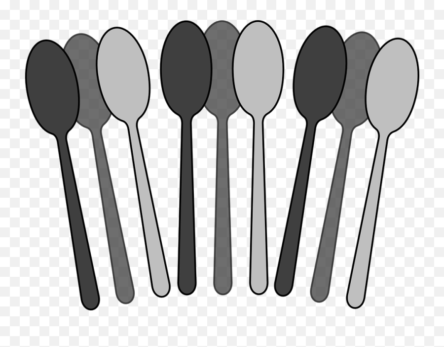 The Spoon Theory For Mental Illness - Black And White Spoons Clip Art Emoji,Those Old Emotions Spoons