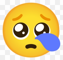 Moji Stickers Emoji,Devastated Emoticon