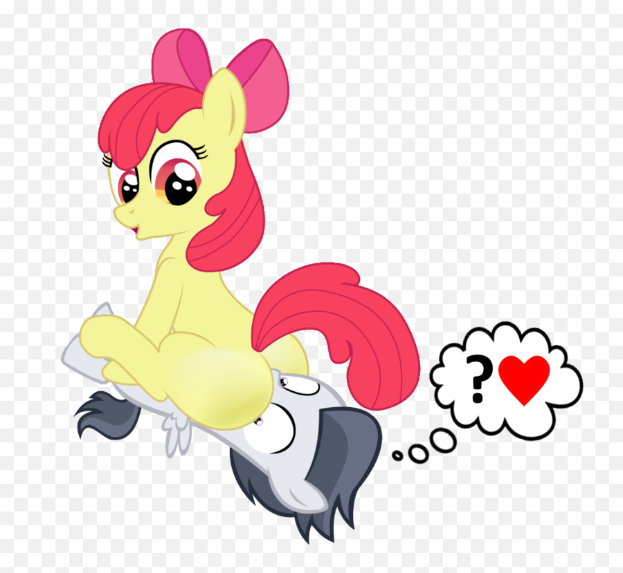 Transparent Cartoon Butt Png - Apple Bloom Butt Clipart Apple Bloom In Diaper Emoji,Emoji For Butt