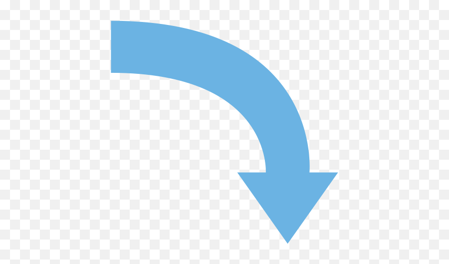 Arrow Pointing Rightwards Then Curving - Arrow Curve Down Right Emoji,Pointing Down Emoji