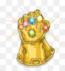 Download Infinity Youtube Glove T - Shirt Thanos The Gauntlet Infinity Gauntlet Comics Png Emoji,Emoticon For Infinity