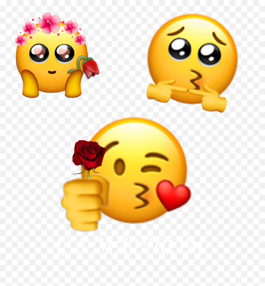 Sad Happy Want To Love Sticker - Happy Emoji,(want Love) Emoticon