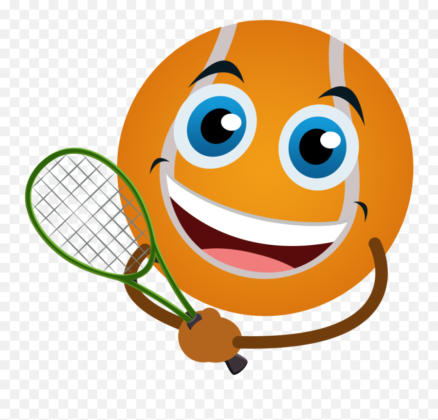 News Tennis - Happy Emoji,Tennis Ball Emoticon