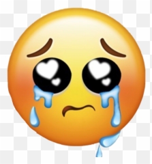 Emoji Inlove Hearteyes Awww Sticker - We Irritated Meme Emoji,Emoticon Heart Eyes Blush