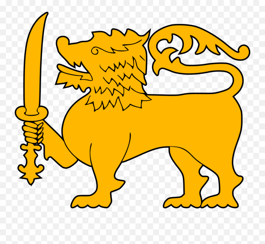Httpsfreesvgorgjapanese - Decorativeicon 05 201701 Sri Lanka National Flag Lion Emoji,Emoji Planet Dolan