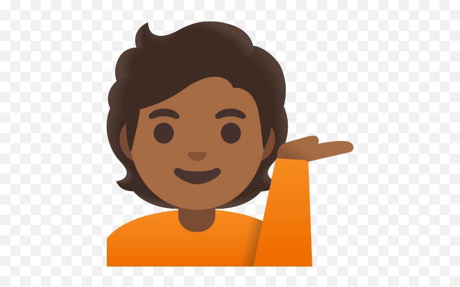 Hand Raised With Medium Dark Skin Tone - Human Skin Color Emoji,Hand Shaking Emoticon