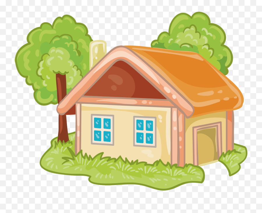 Cottage Cartoon Png U0026 Free Cottage Cartoonpng Transparent - Clipart Cartoon House Png Emoji,Little Yellow House Emoji