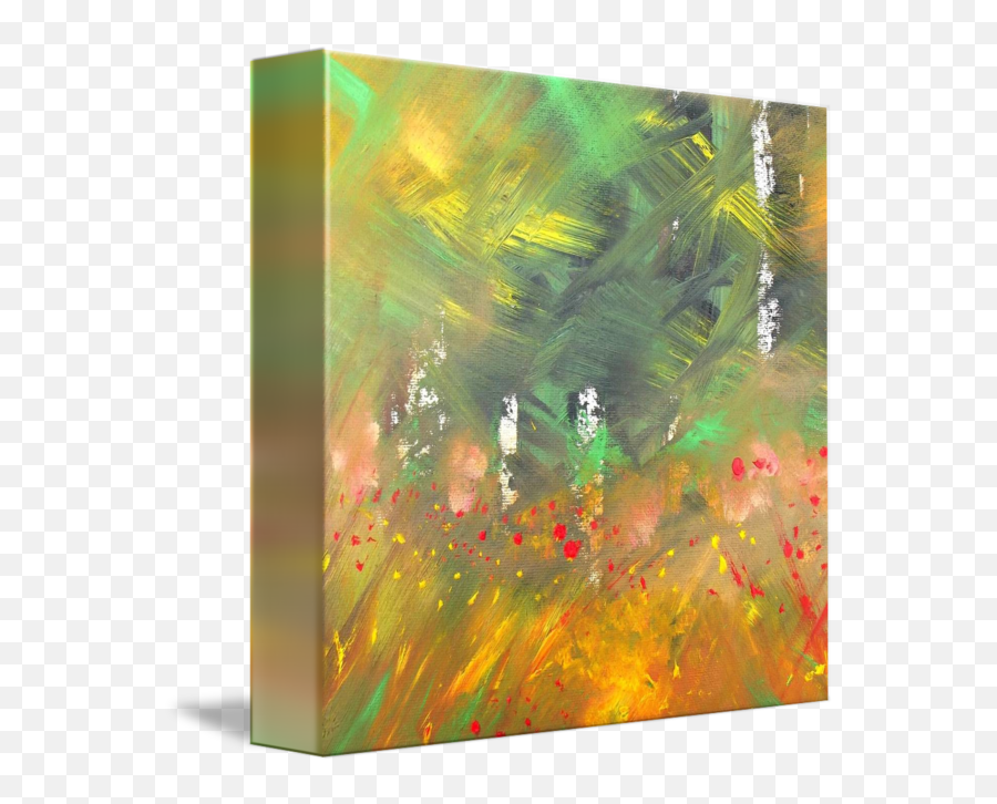 Abstract Trees Oil Painting - Horizontal Emoji,Paintings Of Emotion