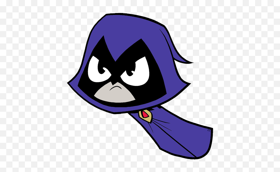 Teen Titans Go Raven Coloring Pages - Raven Teen Titans Go Png Emoji,Teen Titans Raven Emotion Scence