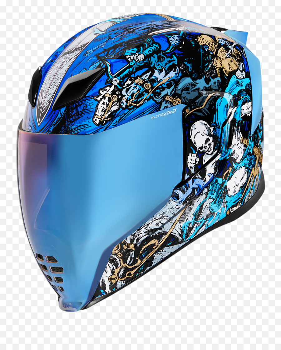 Icon Helmets - Icon Airflite 4 Horsemen Helmet Emoji,Motorbike Emoticon Facebook