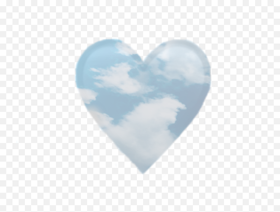 Emoji Heart Iphone Clouds Image - Girly,Ipone Emojis White Hearts
