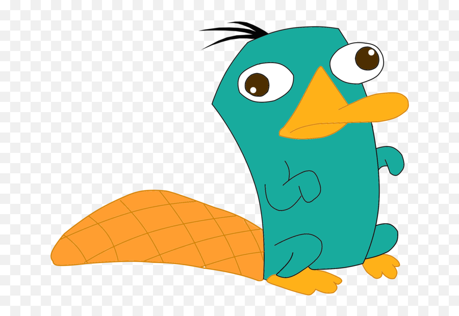 Perry The Platypus Stencil - Perry The Platypus Tail Emoji,Platypus Emoji