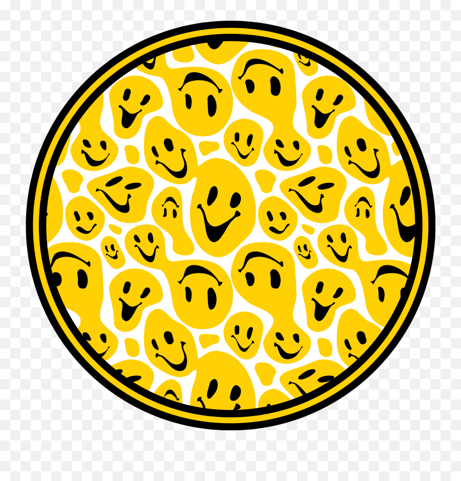 White And Yellow Smile Emoticons Teen - Dot Emoji,112 X 112 Emoticons
