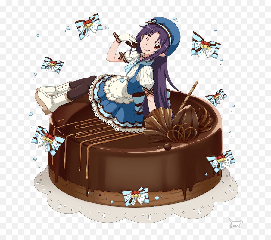 Yuuki Konno With Cake Emoji,Unrestrained Emotion Asuna