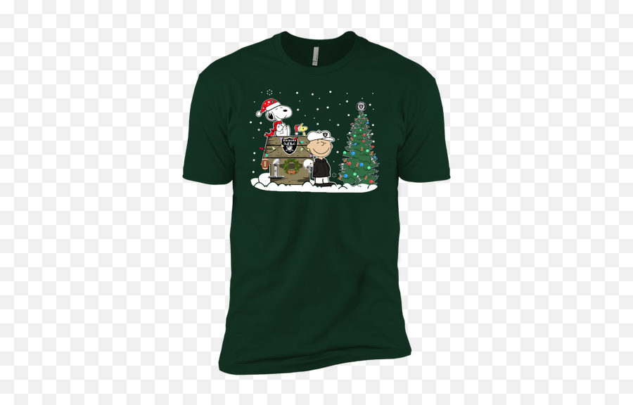 Oakland Raiders Snoopy The Peanuts Ugly - Shoot Film Stay Broke Shirt Emoji,Super Christmas Tree Made With Emoticons