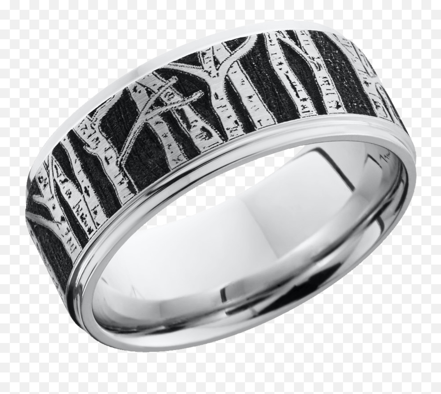 Tree Lined Scenic View Ring Free Shipping Camokix - Wedding Rings Emoji,Emoji Wedding Rings