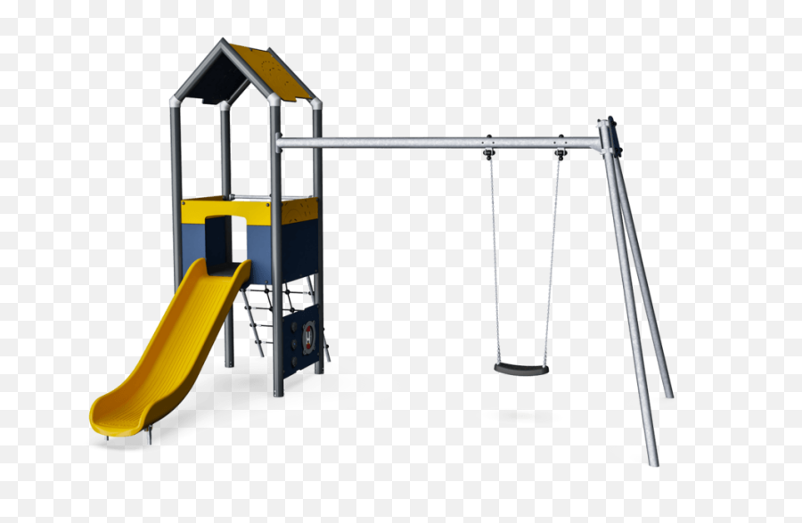 Play Tower With Swing Physical Moments School Age - Metalen Schommel Met Glijbaan Emoji,Voc Emotion Sud Body Location