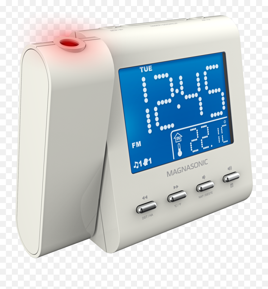 Projection Alarm Clock Radio - Measuring Instrument Emoji,Emoji Digital Alarm Clock Radio
