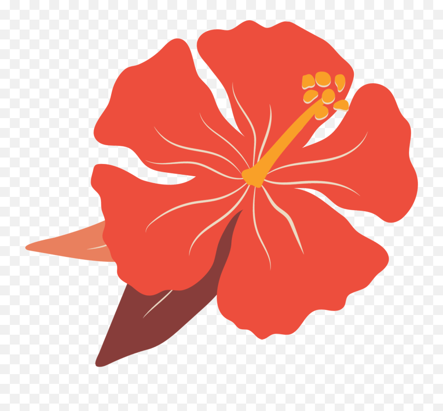 Flower Hawaii Sticker By Dolkii For Ios - Hawaiian Flower Gif Emoji,Hawaiian Emoji App