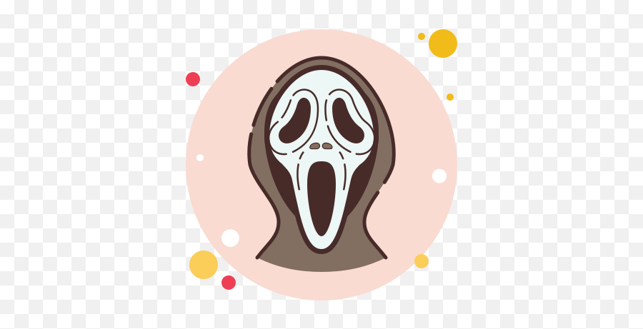 Scream Icon In Circle Bubbles Style Emoji,The Scream Part Blue Emoticon Facebook