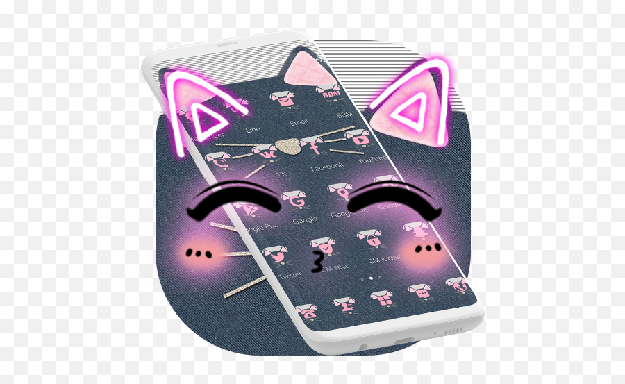 Cute Cloth Cat Theme For Android - Download Cafe Bazaar Girly Emoji,Ar Emoji S8 Download