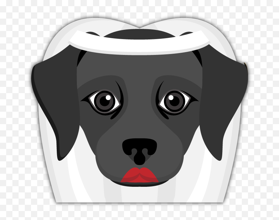 Black Labrador Emoji - Pointing Dog,Jiff Emoji