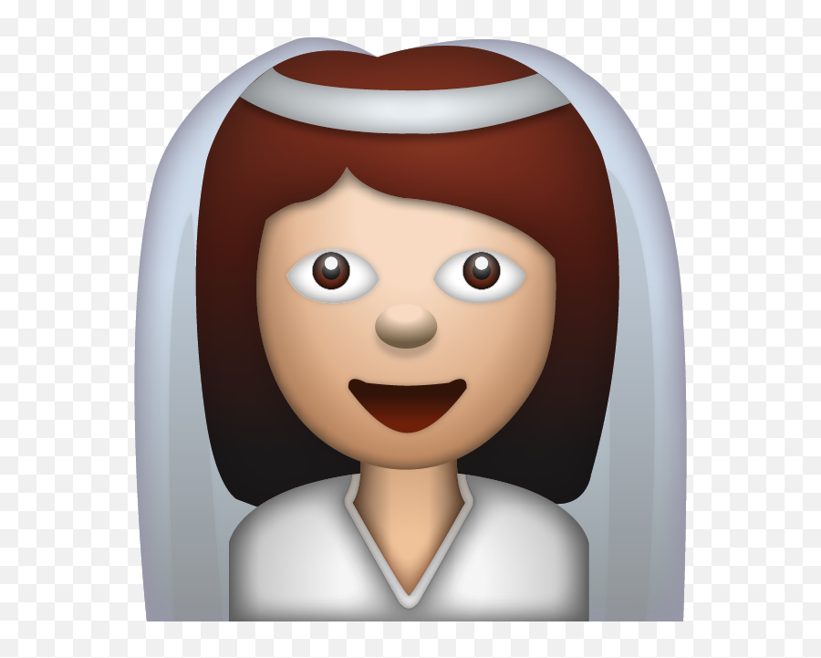 Download Bride With Veil Woman Emoji - Bride Emoji Png,Annoucement Emoji