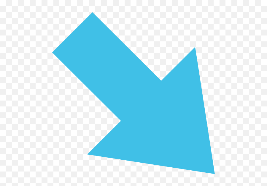 Emoji U2198 - Transparent Arrow Emoji,Blue B Emoji
