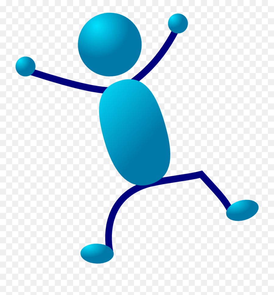 Stickman Clipart - Clip Art Library Emoji,Guy Dancing With Heart Emojis