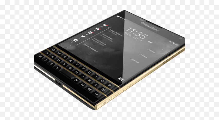 Blackberrys Limited Edition Gold - Gold Limited Edition Blackberry Passport Emoji,Access Emojis On Blackberry 10