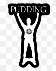 Vsco Supernatural Deanwinchester - Supernatural Pudding Sticker Emoji,Emojis That Represent Sam Winchester