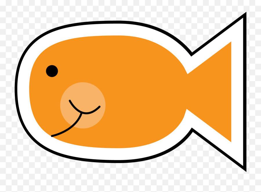 Uncommon Unique Wallpaper Hd - Cute Goldfish Clip Art Emoji,