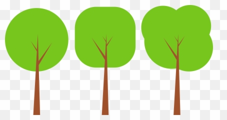 Tree Set Clip Art Image - Clipsafari Flat Tree Icon Png Emoji,Tree Emoticon Web
