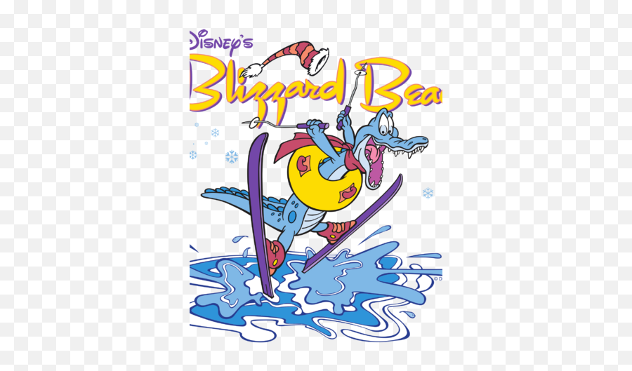 Disneyu0027s Blizzard Beach Disney Wiki Fandom - Blizzard Beach Logo Png Emoji,Flag Alligator Emoji