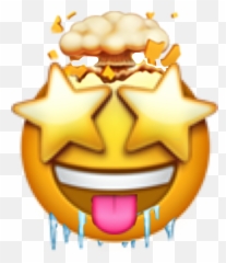 Stars Mindblown Explosion Sticker - Mind Blown Emoji Edit,Freezing Emoji