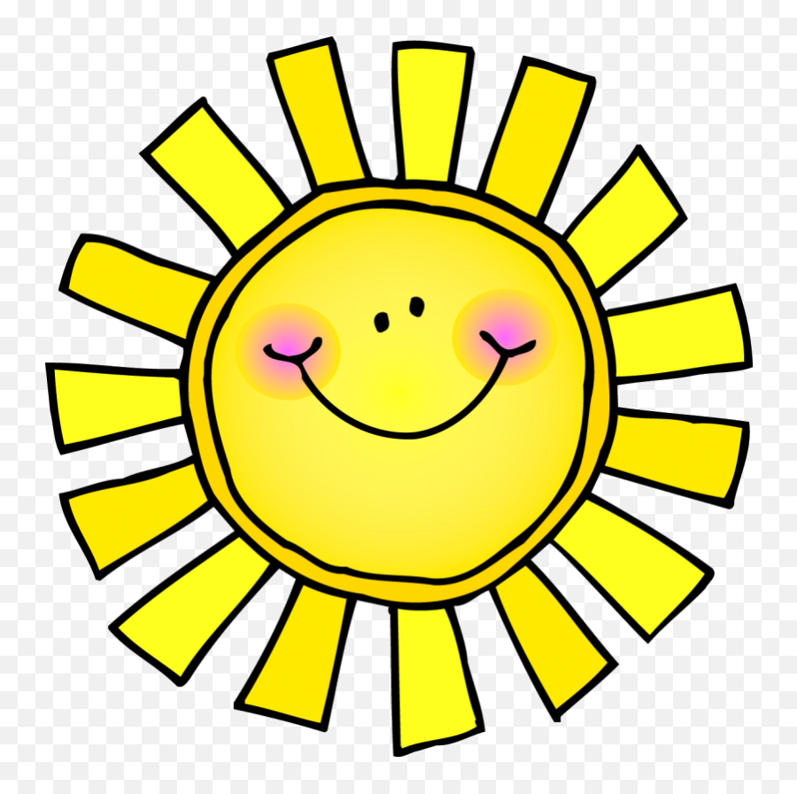 Safety - Cute Clip Art Sun Emoji,Earthquake Emoticon