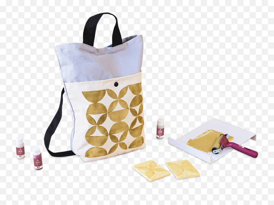 Block Printing Backpack - Kiwico Maker Crate Convertible Backpack Emoji,Paint Emoji Onto Tote Bag