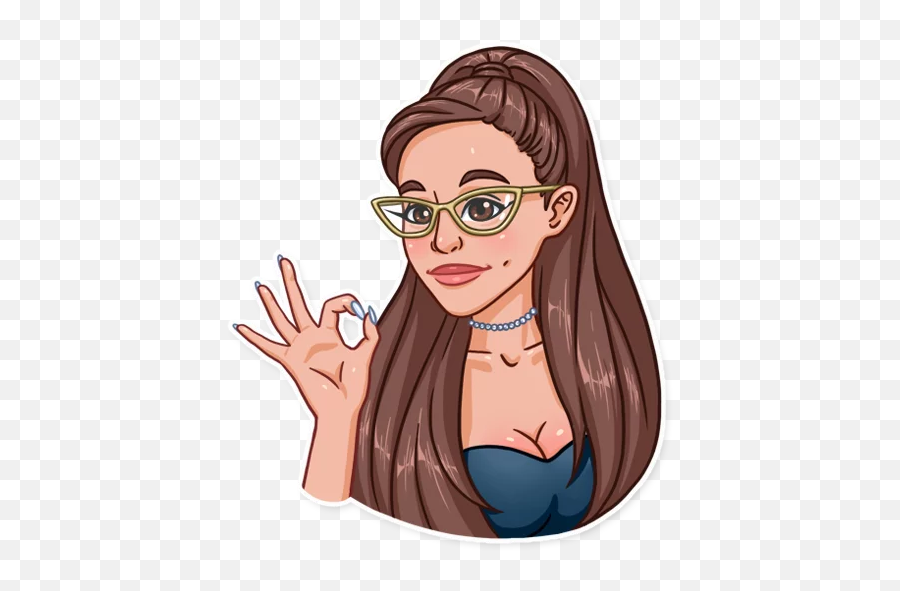 Ms Ariana Grande Stickers For Telegram - Ariana Emoji,Ariana Grande Emoji