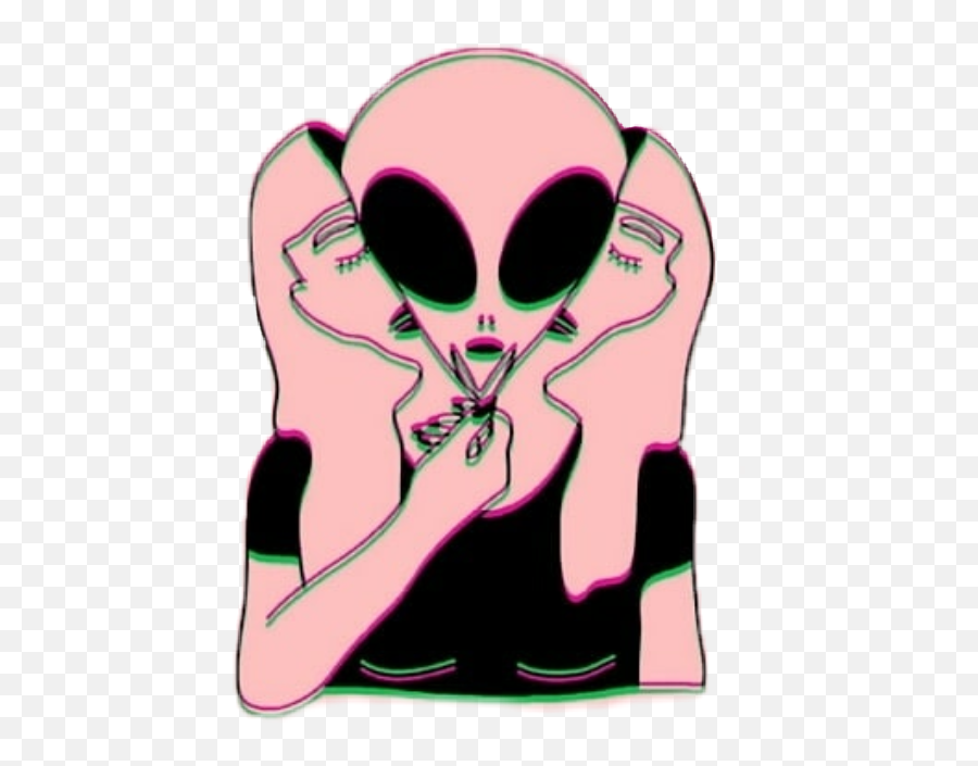 Tumblr Alien Png - Love Alien Emoji,Tumblr Alien Emojis
