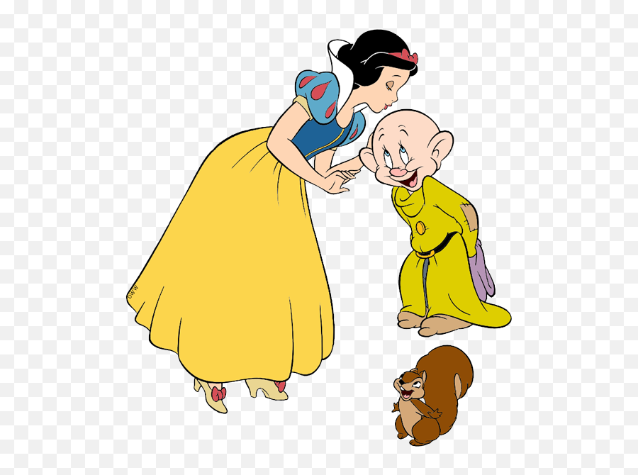 Sneezy Forehead Illustration Dopey Map - Snow White Kissing Dwarf Emoji,Name A Disney Movie With Emojis Pocahantus