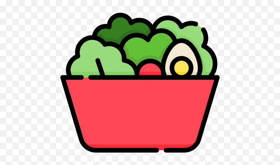 Pin - Imagenes Kawaii De Ensalada Emoji,Pollo De Emoticon Vector Png