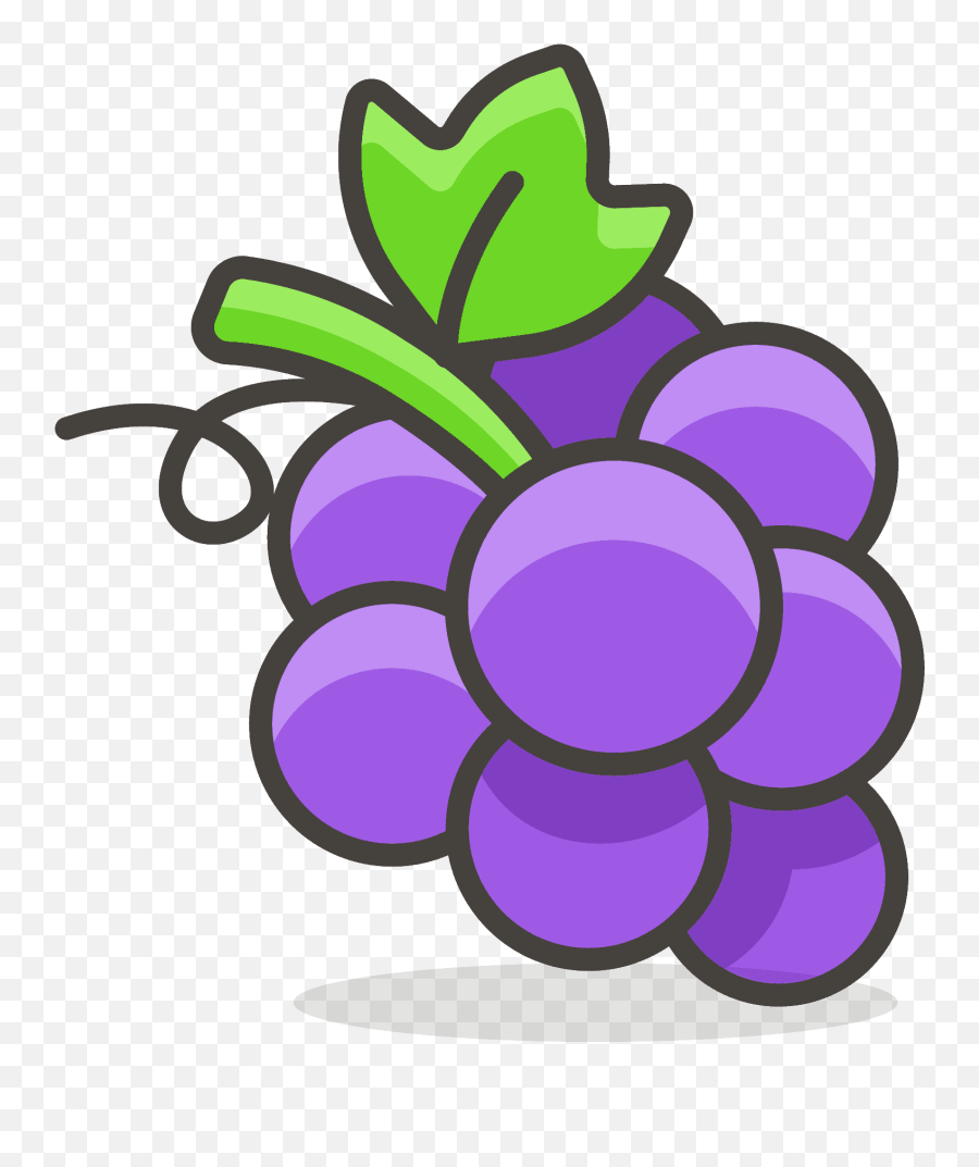 Grapes Emoji Clipart - Grape Svg,Grape Emoji