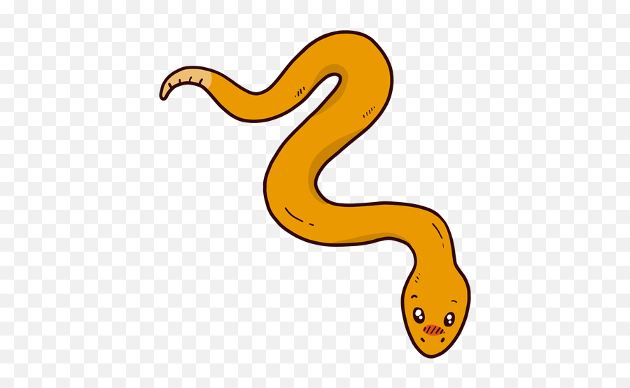 Cute Snake Twisting Flat - Serpientes Png Emoji,Adorable Snake Emotion